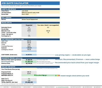 UntitlePricing Engine I Designed